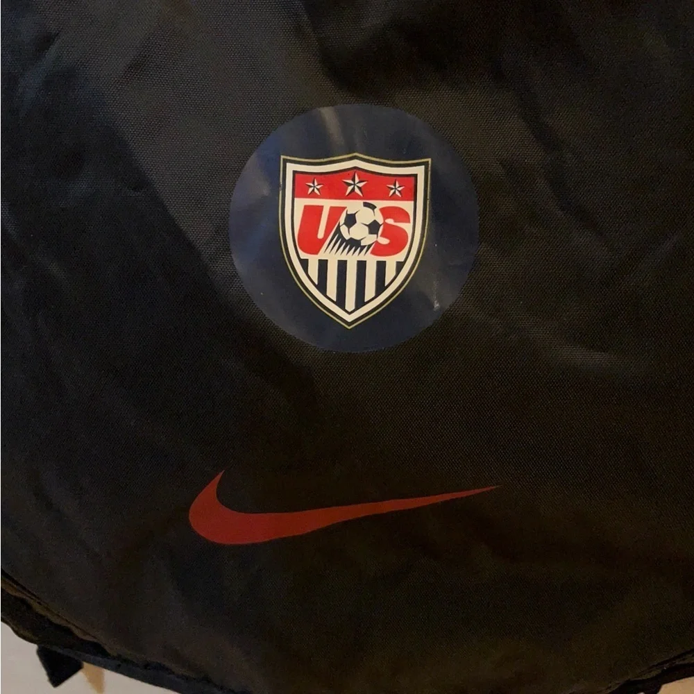 Nike USMNT Heritage Black Backpack with Red Nike Swoosh